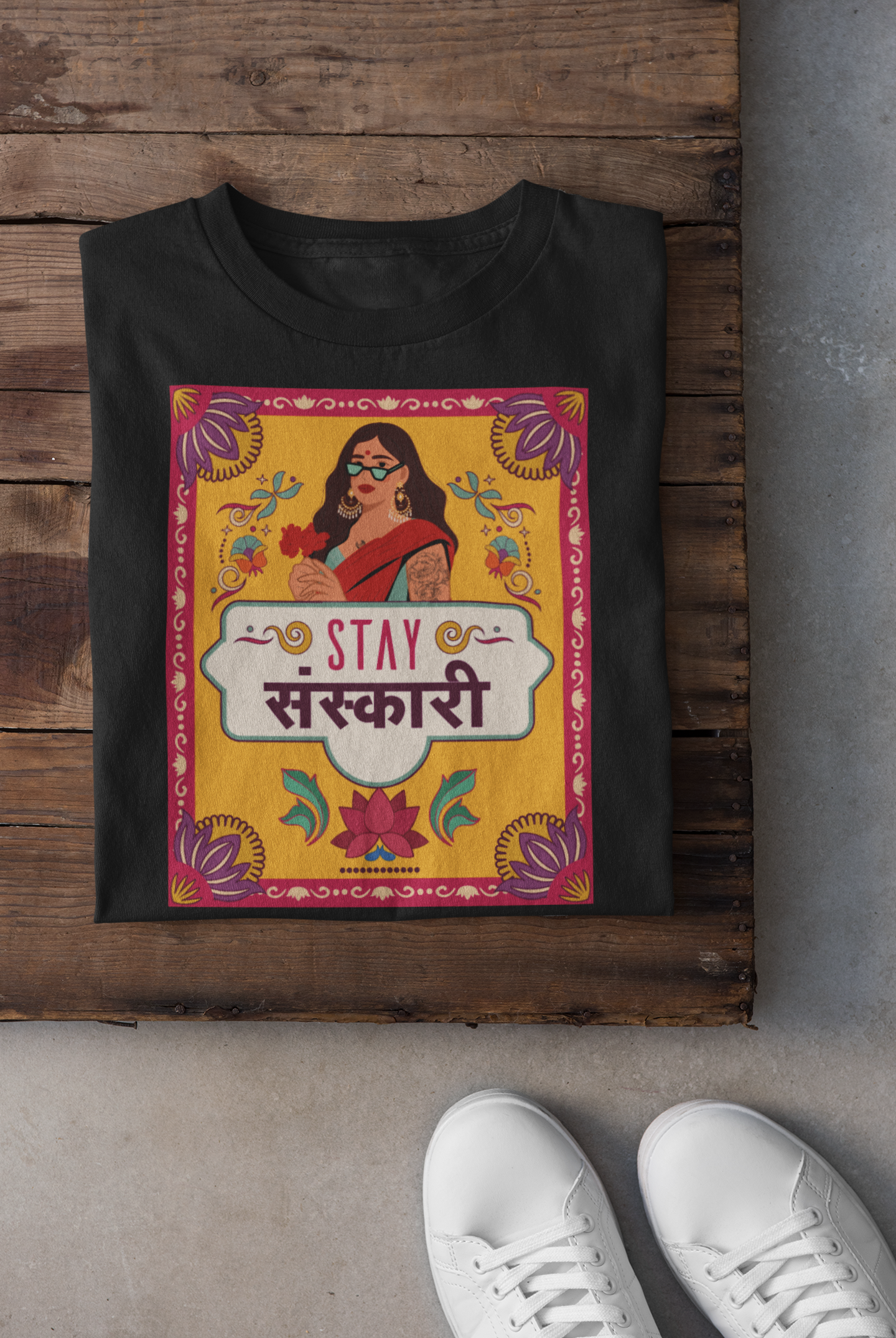 Stay Sanskari - Regular Fit